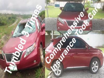 Accident car taken care of by Mutual Benefits' Comprehensive Vehicle Insurance